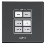 Extron MLC Plus 50 White and Black Faceplates, 2-Gang