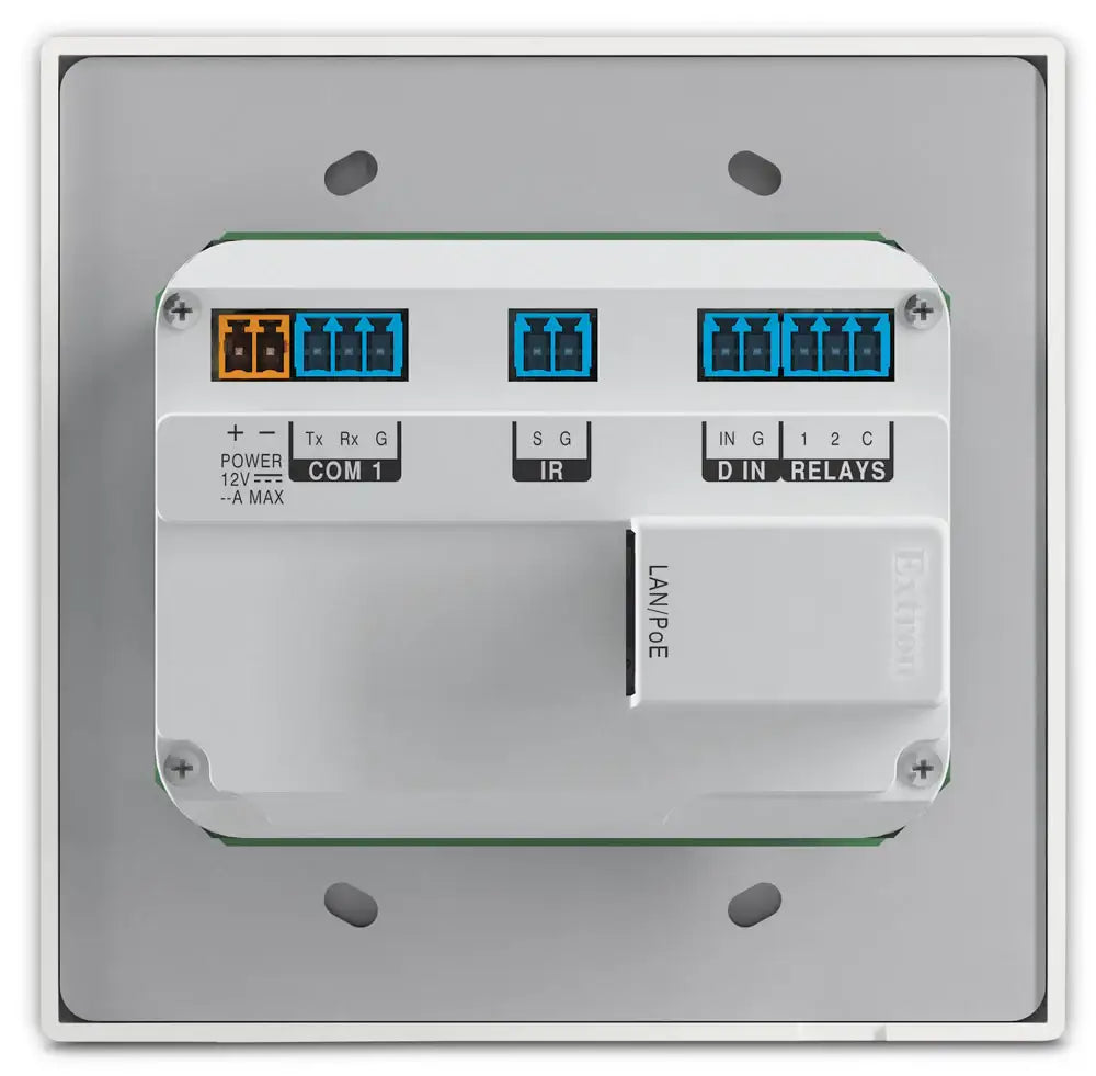 Extron MLC Plus 50 White and Black Faceplates, 2-Gang