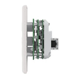 Extron MLC Plus 50 White and Black Faceplates, 2-Gang