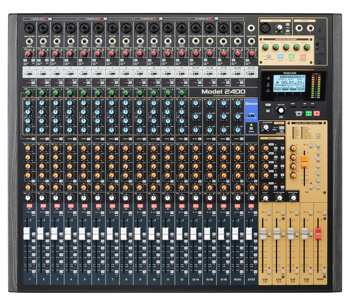 Tascam Model 2400 Mixer/Interface/Recorder