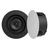 Sonance VX60R 6" Round In-Ceiling Speaker with white micro trim grille (Pair) - 96088