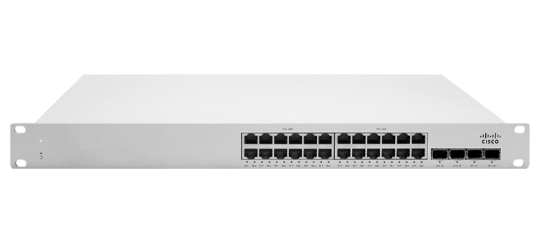 Cisco Meraki MS250-24P Layer 3 switch with optional PoE+