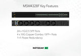 Netgear MSM4328F-100NES
M4350-24F4X MANAGED SWITCH - Creation Networks