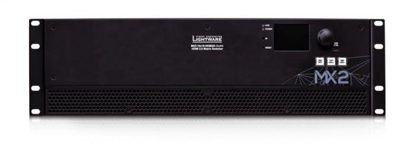 Lightware MX2-16x16-HDMI20-Audio 16x16 HDMI 2.0 matrix with Breakaway Analog Audio - 91310053