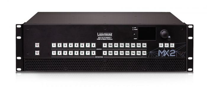 Lightware MX2-16x16-HDMI20-R HDMI 2.0 standalone matrix switcher - 91310052