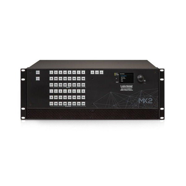 Lightware MX2-24x24-HDMI20-R standalone matrix switcher - 91310056