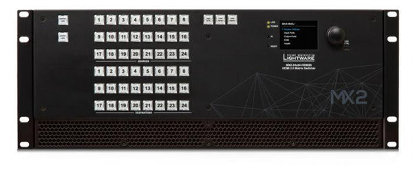 Lightware MX2-24x24-HDMI20 HDMI 2.0 standalone matrix switcher - 91310055