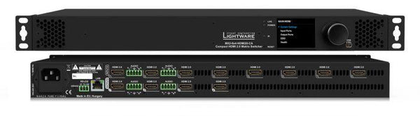 Lightware MX2-8x4-HDMI20-CA HDMI 2.0 Compatible Full 4K Matrix Switcher - 91310060