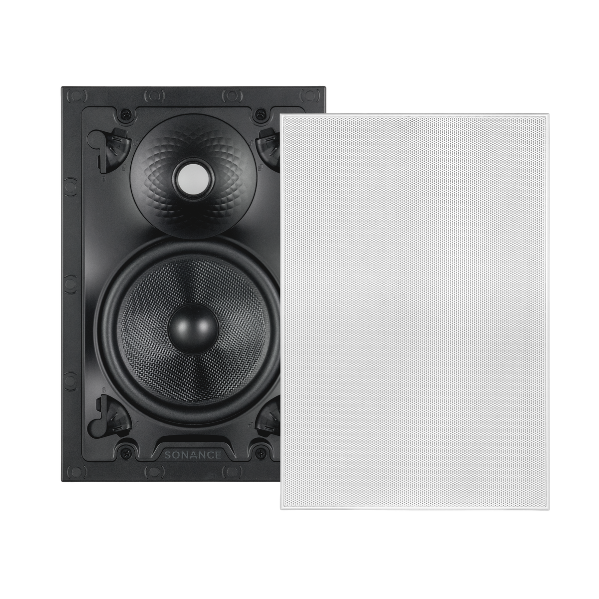 Sonance VX66 SST – Stainless Trim In-Wall Speaker In-Wall Speakers Sonance