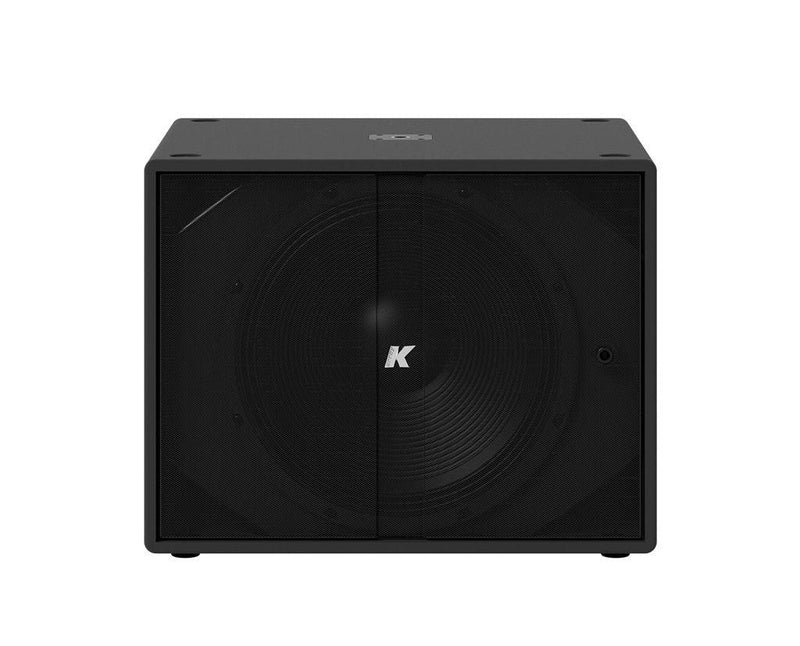 K-Array Thunder KS2 I Ultra-light, Self-Powered single 18” subwoofer with DSP and power outputs (Black)