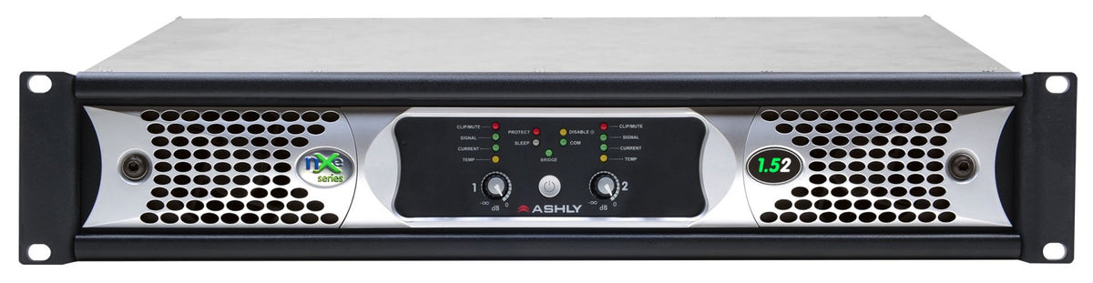 ASHLY NXE1.52 Network Multi-Mode Power Amplifier 2 x 1.5KW @ 2/4 Ohms & 70V, 1250W @ 8 Ohms Amplifiers Ashly