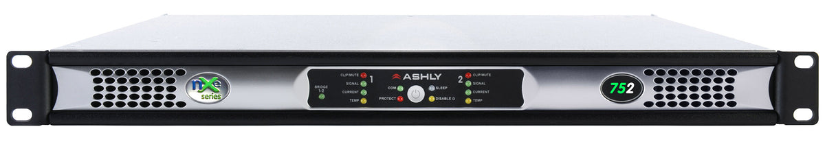 ASHLY NXE752BD nXe752 Multi-Mode Amplifier plus Dante and OPDAC4 Option Cards Amplifiers Ashly
