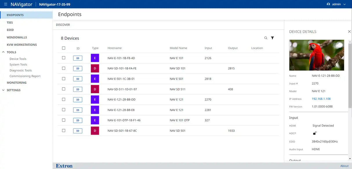 Extron LinkLicense NAVigator 96 to 240 Endpoints Upgrade