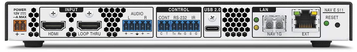 Extron NAV E 511 1G Fiber Pro AV over IP Encoder - Multimode HDMI, Ethernet, and USB