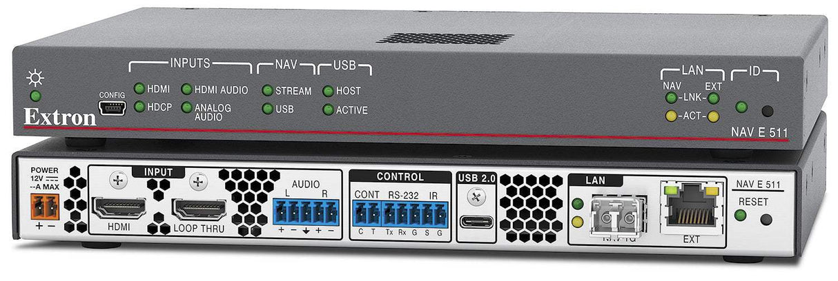 Extron NAV E 511 1G Fiber Pro AV over IP Encoder - Multimode HDMI, Ethernet, and USB