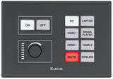 Extron NBP 200 3-Gang, Black and White, 10 Button Video Extron