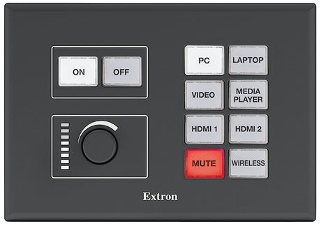 Extron NBP 200 3-Gang, Black and White, 10 Button Video Extron