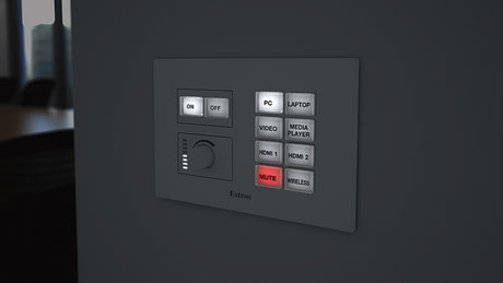 Extron NBP 200 3-Gang, Black and White, 10 Button Video Extron