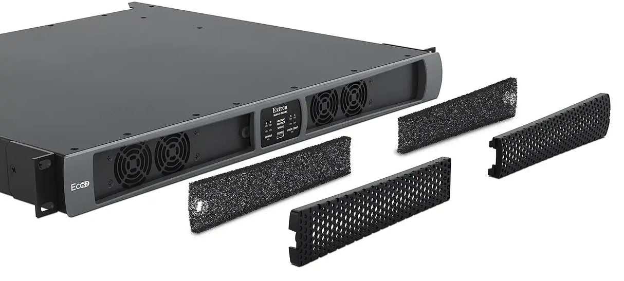 Extron NetPA U 2004 FX Four Channel Configurable Output Amplifier with Dante and DSP 200 Watts Audio Amplifiers Extron