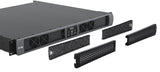 Extron NetPA U 4004 FX 1U rack mount Dante amplifier angled view