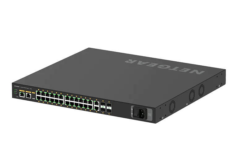 Netgear GSM4230P-100NAS AV Line M4250-26G4F-POE+ 24X1G POE+ 300W - Creation Networks
