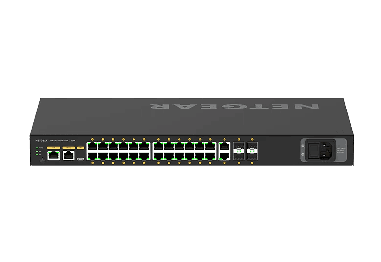 Netgear GSM4230P-100NAS AV Line M4250-26G4F-POE+ 24X1G POE+ 300W - Creation Networks