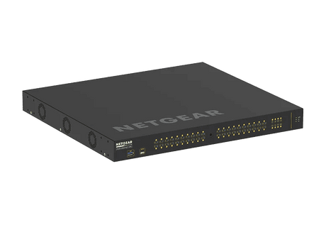 Netgear GSM4248P-100NAS Managed Ethernet Switch w- 48 Ports (40 x 10-100-1000BASE-T RJ45 and 8 x 1000BASE-X SFP) - Creation Networks