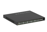Netgear GSM4248P-100NAS Managed Ethernet Switch w- 48 Ports (40 x 10-100-1000BASE-T RJ45 and 8 x 1000BASE-X SFP) - Creation Networks