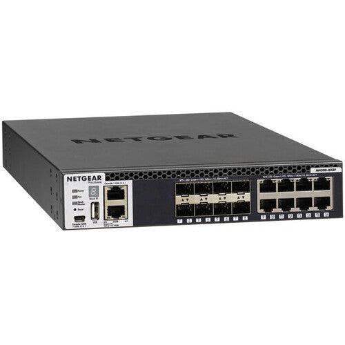 Netgear XSM4316S-100NES M4300-8X8F Stackable Managed Switch with 16x10G Including 8x10GBase-T and 8xSFP+ Layer 3 - Creation Networks
