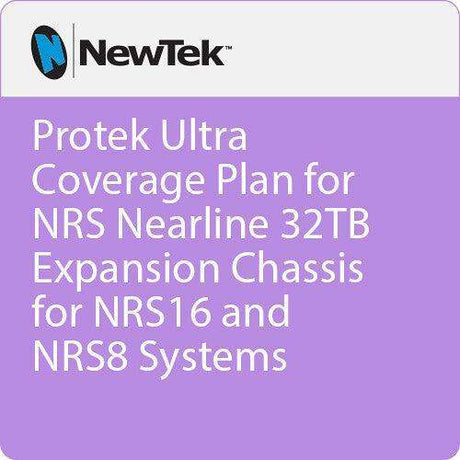 NewTek PTUNRSNL-EXP32TB ProTek 1-Year Ultra Coverage Plan for NRS Nearline 32TB Expansion Chassis for NRS16 and NRS8 Systems - PTU-000000060 - Creation Networks