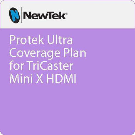 NewTek PTUTCMXHDMI ProTek 1-Year Ultra Coverage Plan for TriCaster Mini X HDMI - PTU-000000056 - Creation Networks