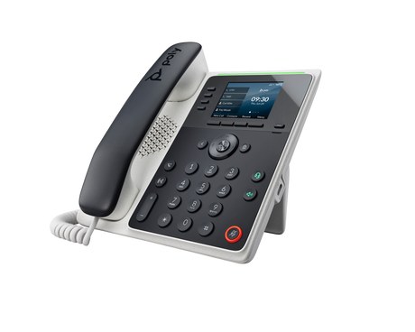 Poly Edge E220 IP Phone and PoE-enabled Poly Voice Poly