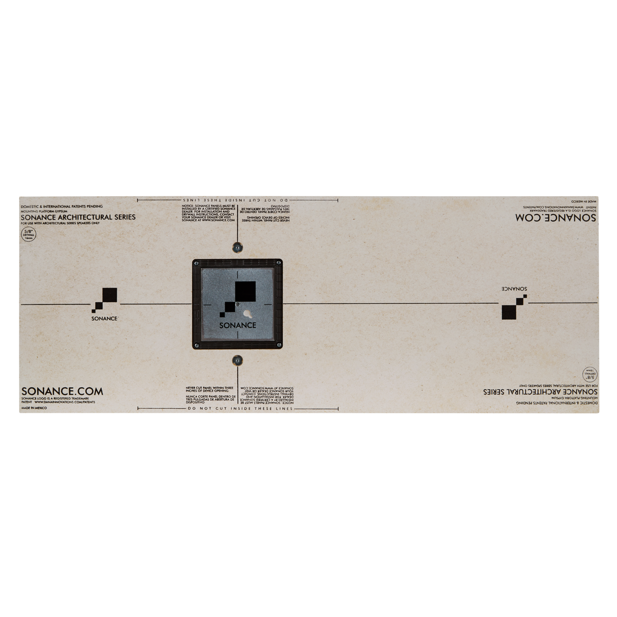 Sonance AS Discreet 5/8" Gypsum Mounting Platform Square Speaker Accessories Sonance
