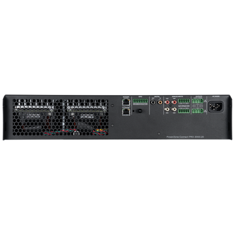 Sonance PowerZone Connect PRO 2000.2D – Amp with Dante Amplifiers Sonance