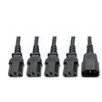 Eaton P004-18N-4XC13 – C14 to 4xC13 Power Splitter Power Cords & Cables Eaton
