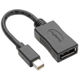 Eaton P139-06N-DP4K6B – Mini DisplayPort to DP Adapter Power Cords & Cables Eaton