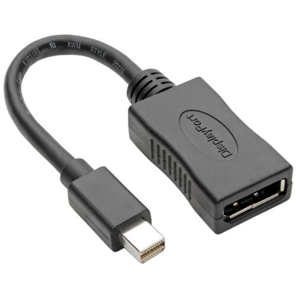 Eaton P139-06N-DP4K6B – Mini DisplayPort to DP Adapter Power Cords & Cables Eaton
