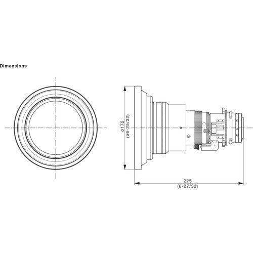 Panasonic ET-DLE060 0.6–0.8:1, zoom lens - Creation Networks