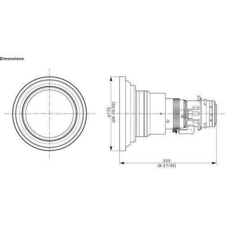 Panasonic ET-DLE060 0.6–0.8:1, zoom lens - Creation Networks