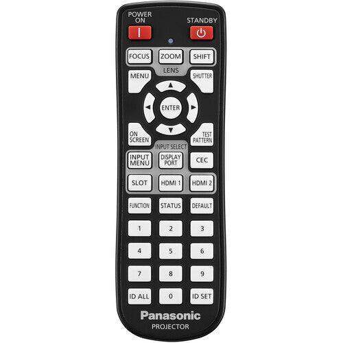 Panasonic PT-REQ80LBUG 8,000 Lumens, Laser, 4K (3840 x 2400) Resolution with Quad Pixel Drive, Filter-Free, (No Lens, Black, TAA Compliant) - Creation Networks