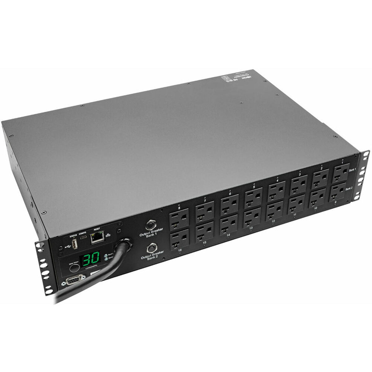 Eaton PDUMH30NET – Switched 120V 30A 16-Outlet PDU, 2U Rack PDUs Eaton