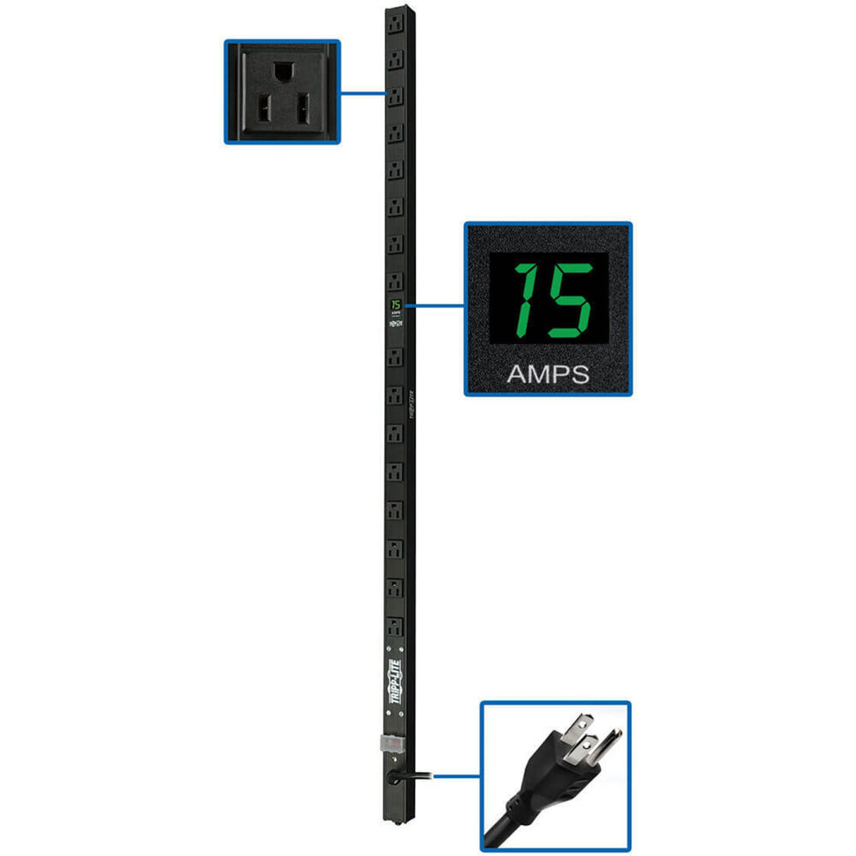 Eaton PDUMV15 – Metered Vertical PDU, 16 Outlets Rack PDUs Eaton