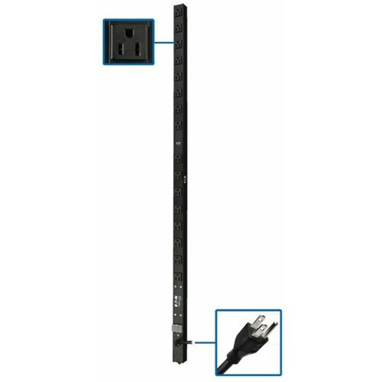 Eaton PDUV15-48 – 1.4kW 120V Basic PDU, 16-Outlet, 0U