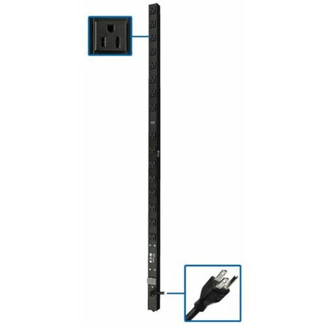 Eaton PDUV15-48 – 1.4kW 120V Basic PDU, 16-Outlet, 0U Rack PDUs Eaton