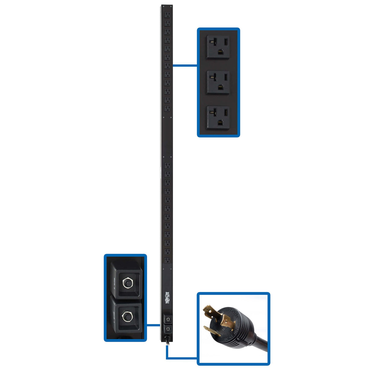 Eaton PDUV30 – 2.9kW Basic 0U Rack PDU, 24 Outlets