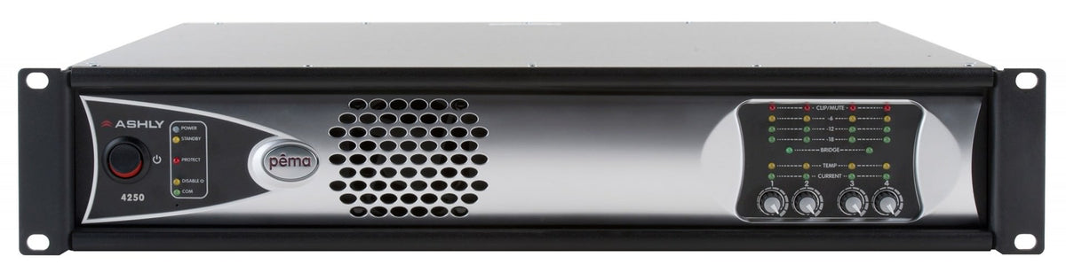 ASHLY PEMA 4250.70D pema 4250.70 Network Amplifier w/8x8 DSP plus Dante Option Card Amplifiers Ashly
