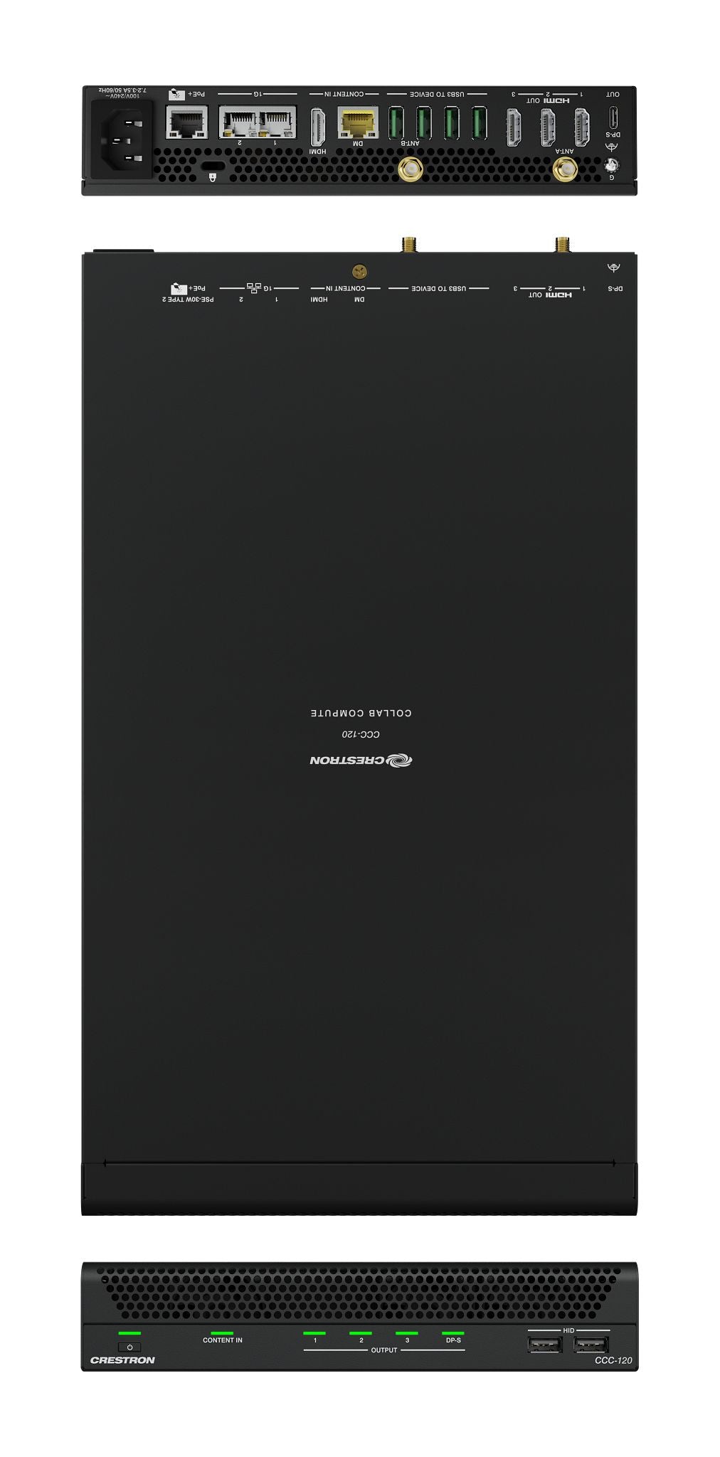 Crestron CCC-120-T Collab Compute with the Intel® Core™ Ultra 7 for Microsoft Teams® Rooms Software Video Conferencing Crestron