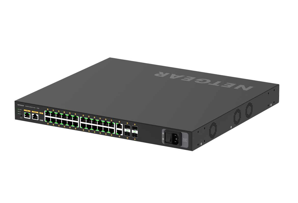Crestron CEN-SWPOE-30-TAA – 30-Port PoE+ Managed Switch, TAA Compliant Networking Crestron