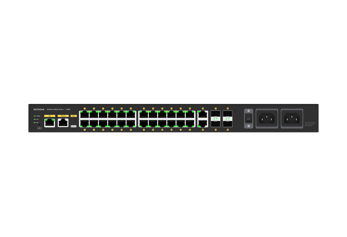 Crestron CEN-SWPOE-30-ULTRA – 30-Port Ultra PoE++ Managed Switch Networking Crestron