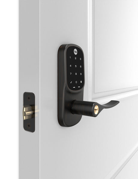 Crestron CLK-YL-YRL226-CR2-OBP – Yale Assure Lever Lock, Touchscreen, Oil Rubbed Bronze Door Hardware Crestron